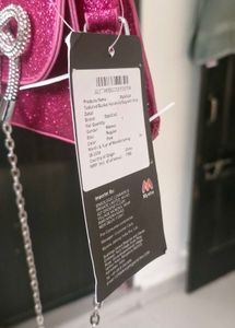 Stylecast Mini Glitter Bag With Sling. (New)