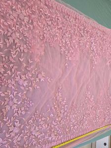 MANYAVAR Stone Studded Floral Embroidered Saree