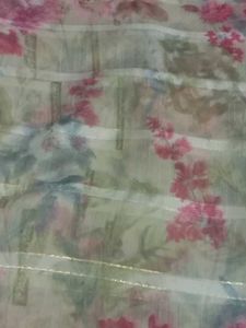 Floral Print Saree