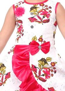 Knee Length cotton frock both for kids and girlsNa