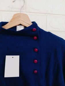 Elegant Navy Blue Dress