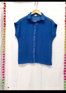 Transperancy Blue Stylish Shirt