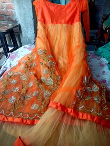 A New Gown Orange Colour