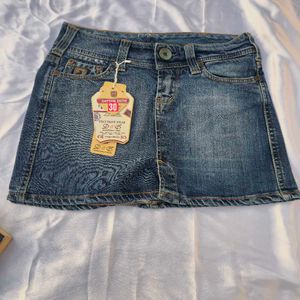 Mini Denim Skirt