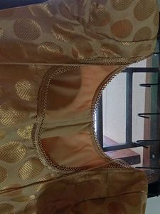 Elegant Gold Blouse