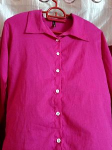 Pink Button-Down Shirt