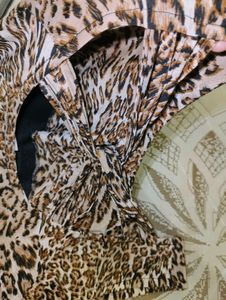 Animal Print Mini Dress