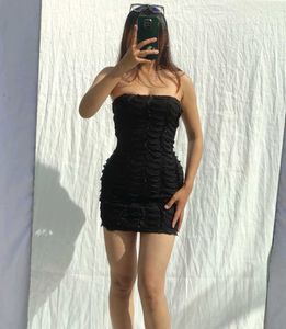 Black Bodycon Mini Dress
