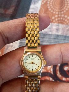 Citizen Orignal Quartz Gold Tonned Women's  Watch