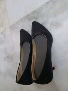 Black Pencil Heels Size 40,Uk 7