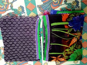 Printed Crepe Saree