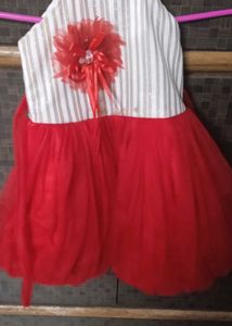 Cute Red &amp; White Dress