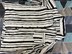 Myntra Black And White Night Suit