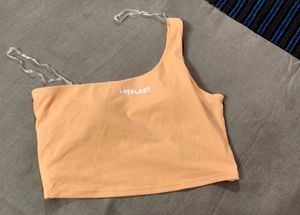 Orange One Shoulder Top