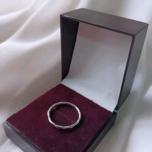 Pure Silver Plain Ring