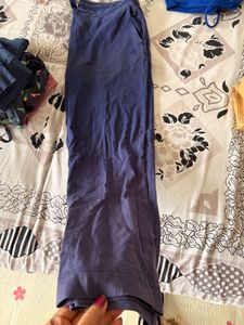 2 -Navy Blue &amp; Black Track Pant