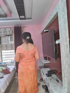 Peach Embellished 3 Pcs Kurta Set With Free Gift