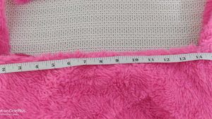 Hot Pink Fuzzy Shoulder Bag