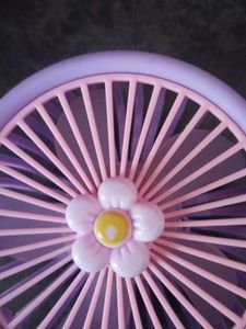 Cute Pink Portable Mini Fan
