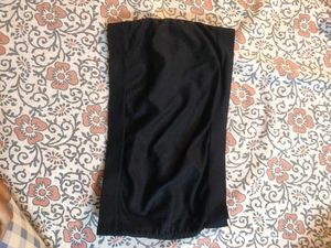Black Thrifted Tube Bra/Top (32B)