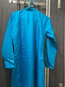 Silk Kurta With Full Sleeves Princess Collar