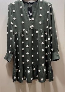ZARA Green Dress