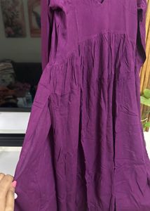 Boutique Made Elegant Purple Alia Style Suit