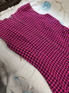 Pink Gingham Dress