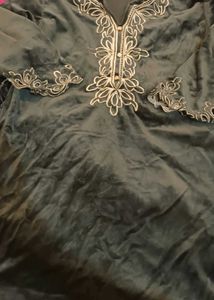 Elegant Velvet Kurta Set