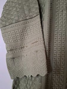 Elegant Olive Green Kurta