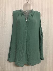 Loft Sleeveless Sea Green Top
