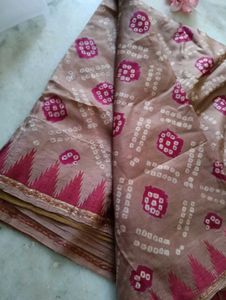 Bandhani Silk Saree