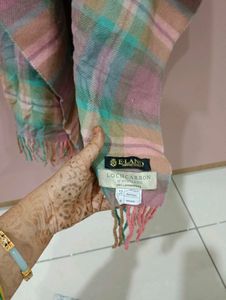 Unisex Pink Plaid muffler