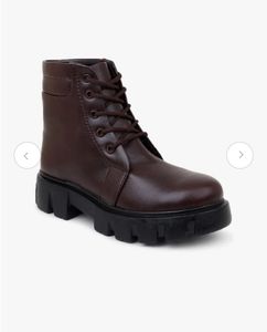 Brown Leather Ankle Boots