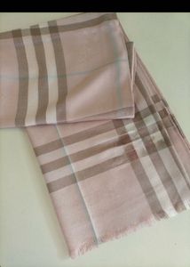 Burberry Pink  check Scarf