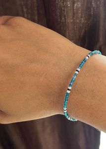 Ocean mist beaded bracelet 🌊