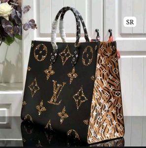 LV ON THE GO MIRROR COPY BIG SIZE TOTE BAG