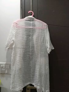 Korean Oversized White Shrug