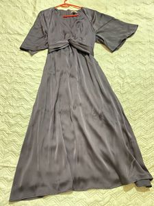 H&amp;M Mauve Purple V Neck dress(M)