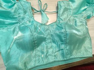 Sky Blue Jimichu Blouse