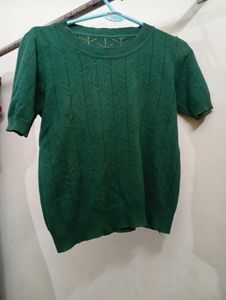 Green Knit Tee
