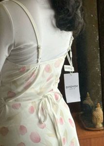 Tupil Print A Line Dress Savana