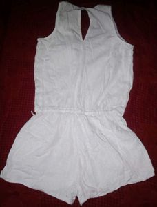 White Romper - Casual Chic