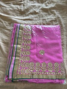Pink Saree