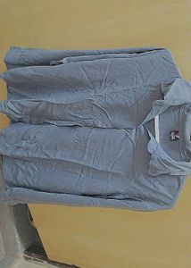 Grey Button-Down Shirt