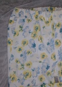 Floral Print Slim Jeans