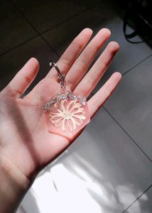 Floral Resin Keychain
