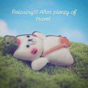 Cute Strawberry Cat Figurine