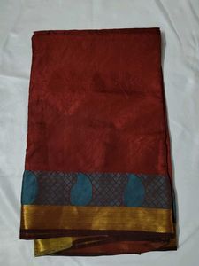 Elegant Maroon Saree