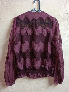 Ladies Lace Top Casual Layered Multicolour